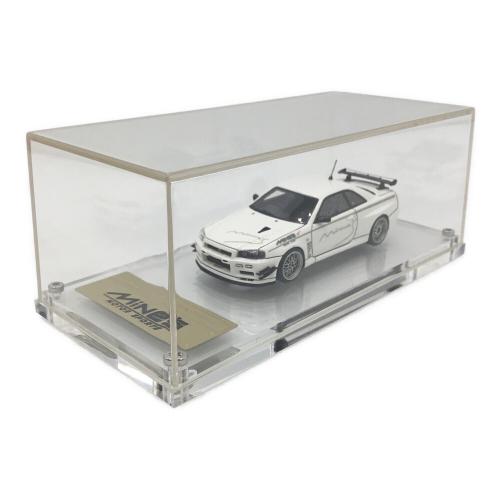 ignition model (イグニッションモデル) 1/64 Nissan Skyline GT-R Mine's (R34) ダイキャストカー IG2721 ホワイト