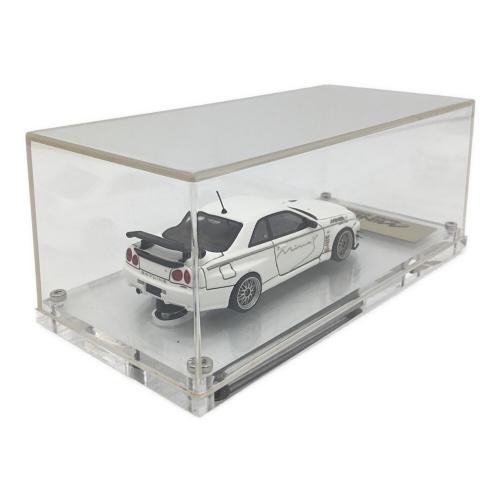 ignition model (イグニッションモデル) 1/64 Nissan Skyline GT-R Mine's (R34) ダイキャストカー IG2721 ホワイト