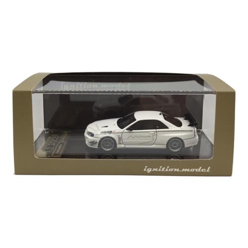 ignition model (イグニッションモデル) 1/64 Nissan Skyline GT-R Mine's (R34) ダイキャストカー IG2721 ホワイト