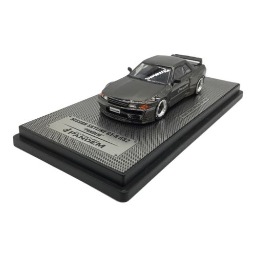 INNO MODELS (イノモデル) 1/64 Nissan Skyline GT-R Pandem ダイキャストカー IN64-R32P-CHBHS クロームブラック 香港限定スペシャルエディション