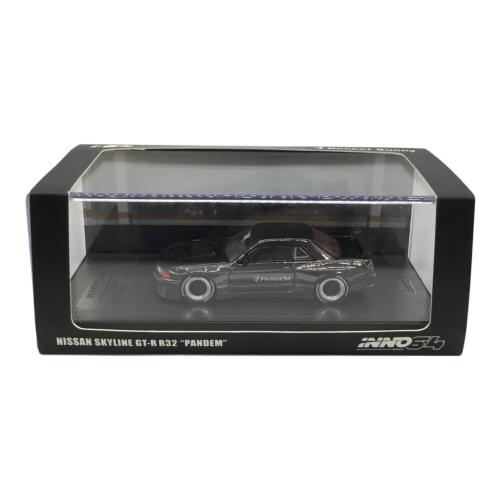 INNO MODELS (イノモデル) 1/64 Nissan Skyline GT-R Pandem ダイキャストカー IN64-R32P-CHBHS クロームブラック 香港限定スペシャルエディション
