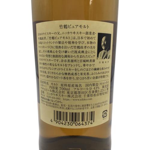 ニッカ 竹鶴 ピュアモルト ジャパニーズウイスキー 700ml