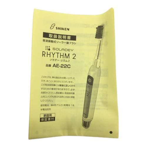 SHIKEN (シケン) ソラデーリズム2 AE-22C 電動歯ブラシ アイスブルー