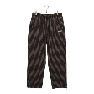 SUBCIETY (サブサエティ) Stripe training pants 151-01072 メンズ SIZE S ブラウン×ホワイト