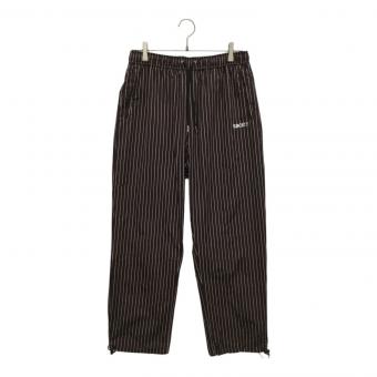 SUBCIETY (サブサエティ) Stripe training pants 151-01072 メンズ SIZE S ブラウン×ホワイト