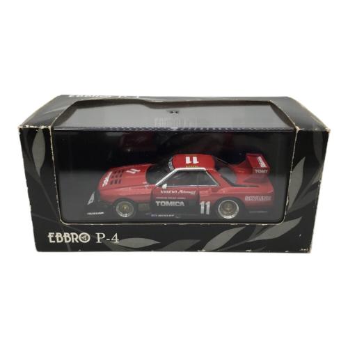 EBBRO (エブロ) 1/43 TOMICA Skyline RS Turbo Silhouette 1982 ダイキャストカー P405 レッド×ブラック