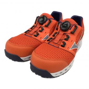 MIZUNO (ミズノ) オールマイティ VH 51L BOA 安全靴 F1GA230654 メンズ SIZE 26cm オレンジ×ブルー