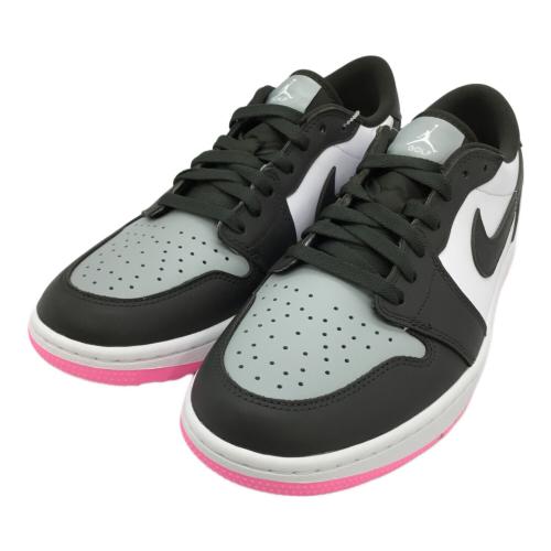 NIKE (ナイキ) Air Jordan 1 Low G ゴルフシューズ DD9315-119 メンズ SIZE 27cm グレー×ピンク