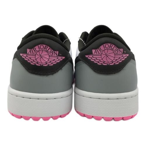 NIKE (ナイキ) Air Jordan 1 Low G ゴルフシューズ DD9315-119 メンズ SIZE 27cm グレー×ピンク