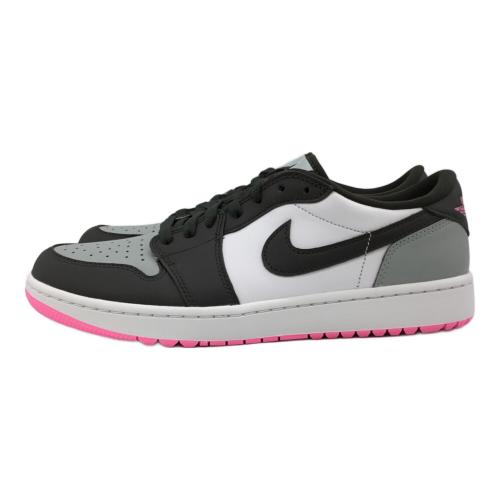 NIKE (ナイキ) Air Jordan 1 Low G ゴルフシューズ DD9315-119 メンズ SIZE 27cm グレー×ピンク