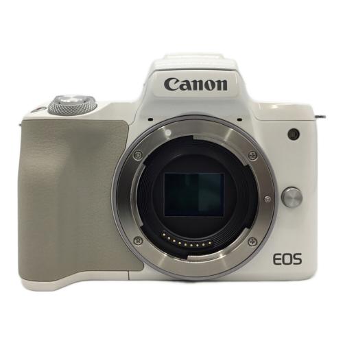 CANON (キヤノン) ミラーレス一眼カメラ EOS Kiss M ホワイト