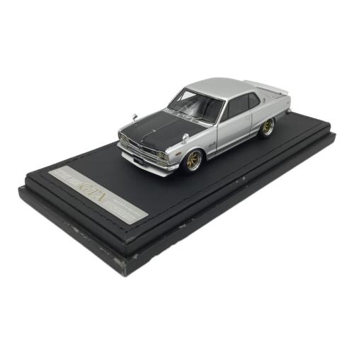 ignition model (イグニッションモデル) 1/43 Nissan Skyline 2000 GT-X (KGC10) ダイキャストカー IG0132 シルバー