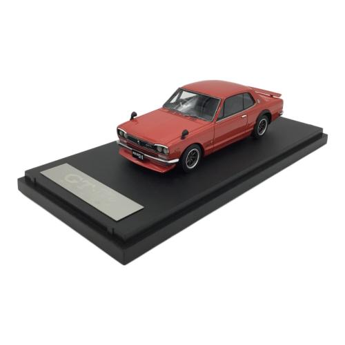 Hobby Japan (ホビージャパン) 1/43 Nissan Skyline GT-R (KPGC10) ダイキャストカー PM4335SR スポーツホイール レッド MARK43