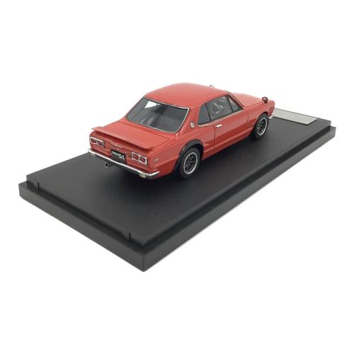 Hobby Japan (ホビージャパン) 1/43 Nissan Skyline GT-R (KPGC10) ダイキャストカー PM4335SR スポーツホイール レッド MARK43