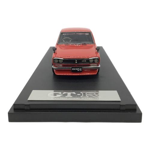Hobby Japan (ホビージャパン) 1/43 Nissan Skyline GT-R (KPGC10) ダイキャストカー PM4335SR スポーツホイール レッド MARK43