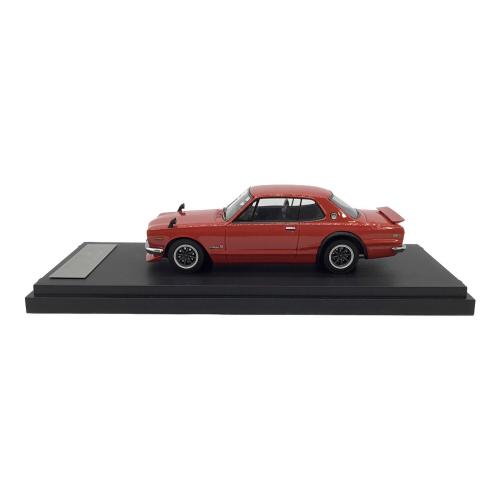 Hobby Japan (ホビージャパン) 1/43 Nissan Skyline GT-R (KPGC10) ダイキャストカー PM4335SR スポーツホイール レッド MARK43