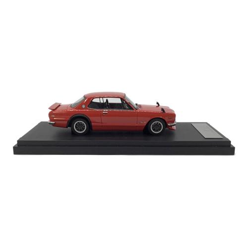 Hobby Japan (ホビージャパン) 1/43 Nissan Skyline GT-R (KPGC10) ダイキャストカー PM4335SR スポーツホイール レッド MARK43