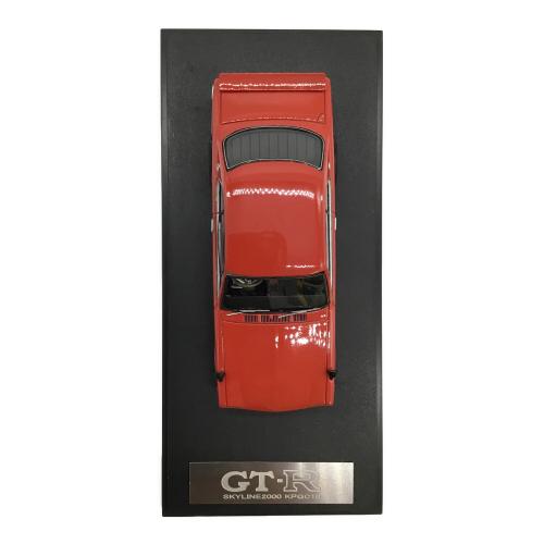 Hobby Japan (ホビージャパン) 1/43 Nissan Skyline GT-R (KPGC10) ダイキャストカー PM4335SR スポーツホイール レッド MARK43