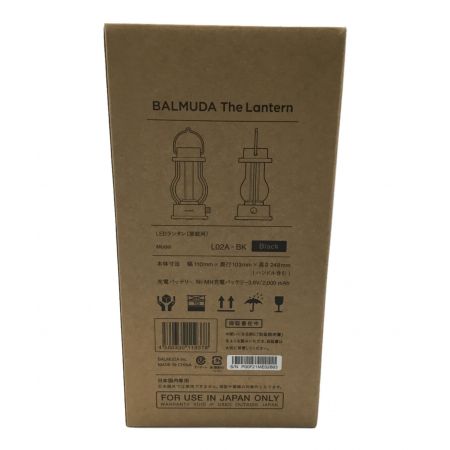 BALMUDA (バルミューダデザイン) LEDランタン L02A-BK The Lantern