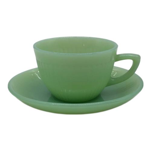 Fire King (ファイヤーキング) デミタス カップ&ソーサー ジェーンレイ 1951年～1960年