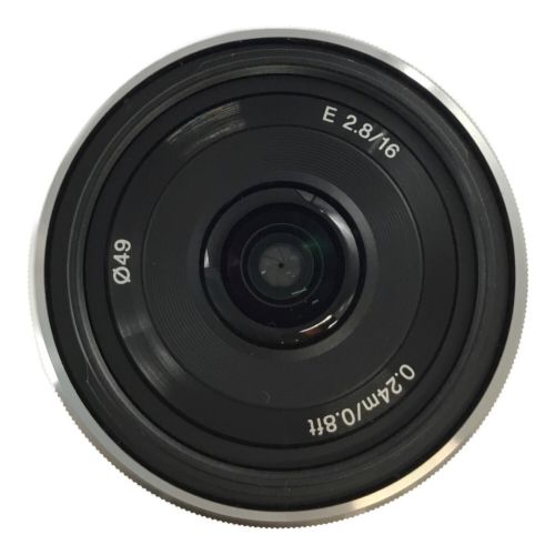 SONY (ソニー) 薄型広角レンズ SEL16F28 16ｍｍ F2.8 Eマウント 