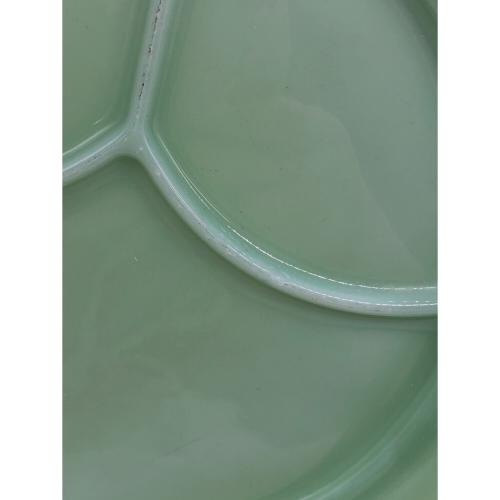 Fire King (ファイヤーキング) 3コンパートメントプレート ジェダイ 1952～55年頃