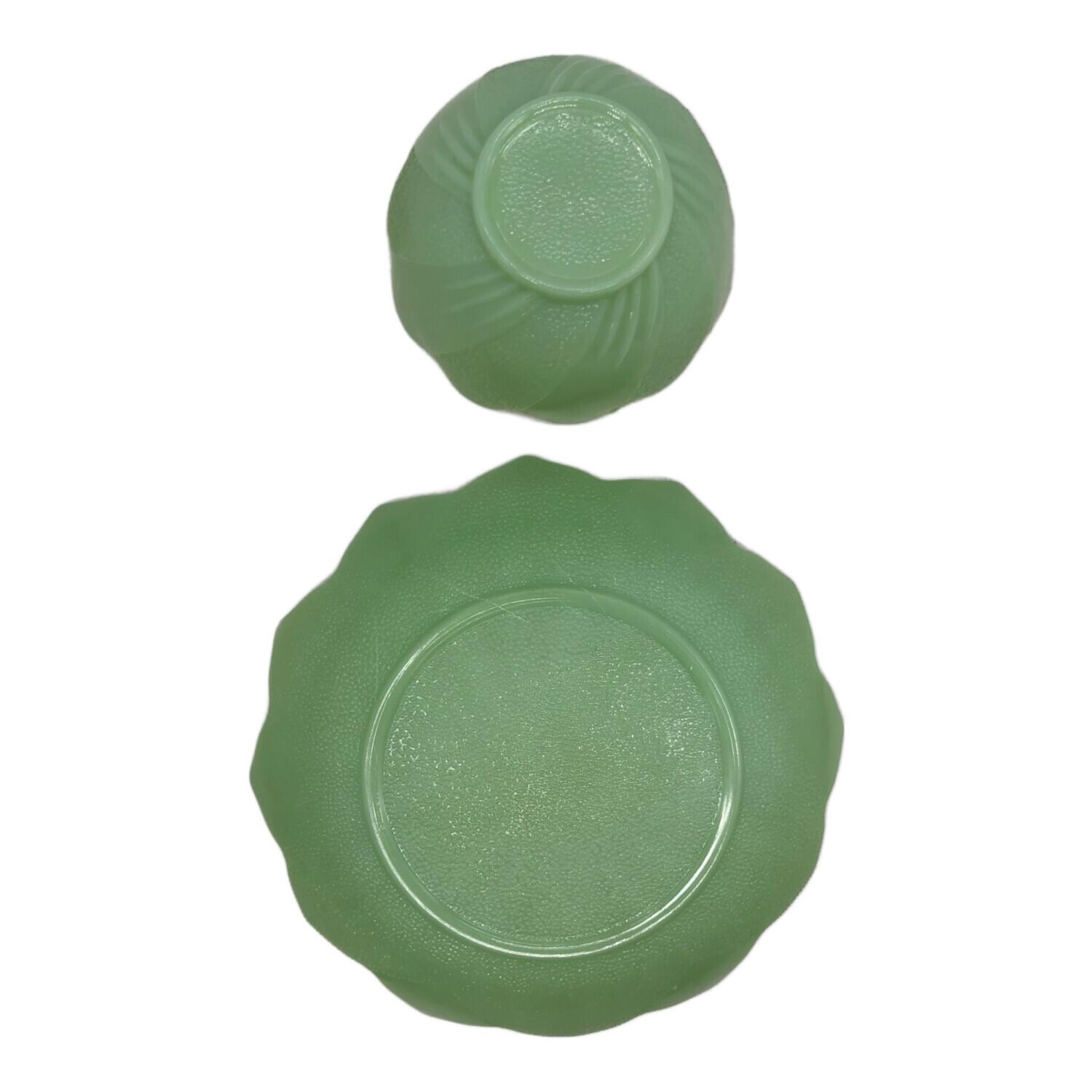 ファイヤーキング　リーフブロッサム リーフ＆ブロッサム（お皿のみ）ジェダイ 1950年代製造 Fire