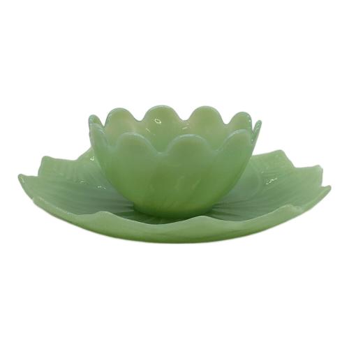 Fire King (ファイヤーキング) カップ&ソーサー カケ有 リーフブロッサム 1950年代