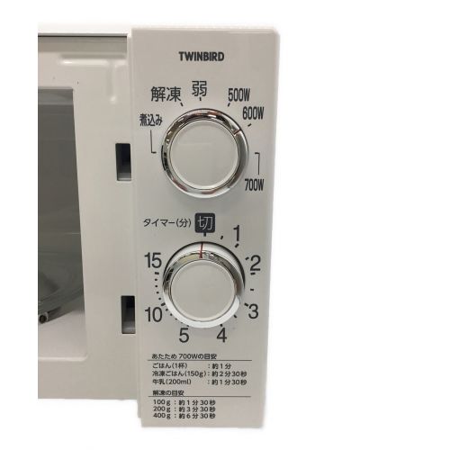 TWINBIRD (ツインバード) 電子レンジ DR-D419 2021年製 700W 60Hz専用