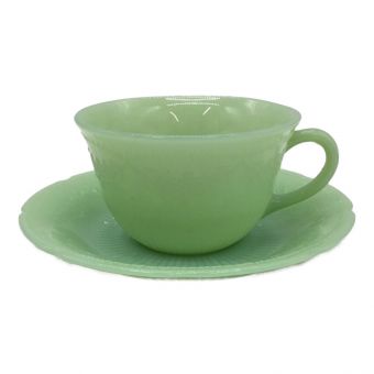 Fire King (ファイヤーキング) カップ&ソーサー ジェダイ・アリス 1945~49年