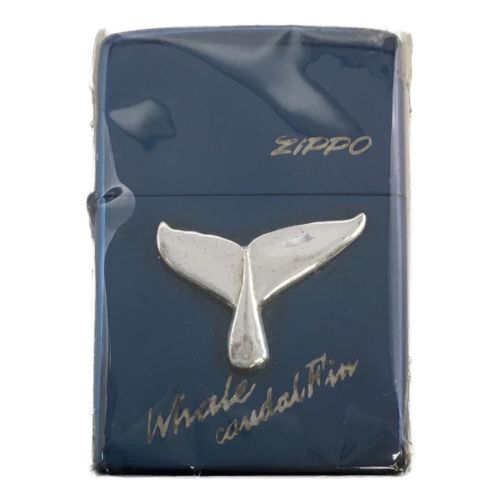 ZIPPO ホエール/2001年製/ブルーチタン