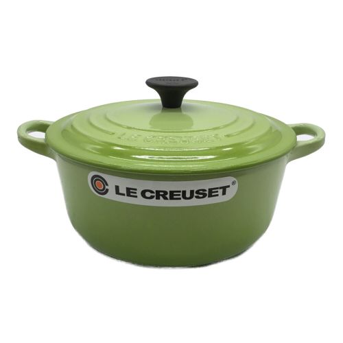 最新コレックション LE ル・クルーゼ CREUSET グリーン 20 スキレット 