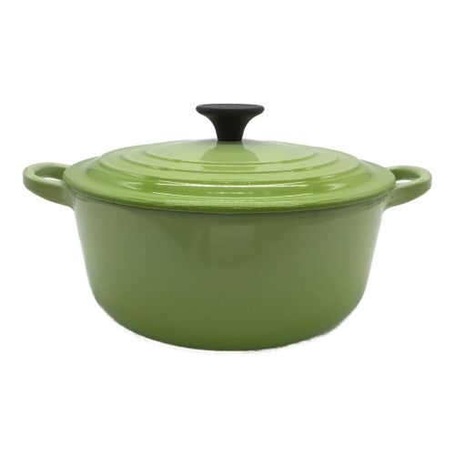 LE CREUSET (ルクルーゼ) ココットロンド グリーン 20㎝｜トレファクONLINE