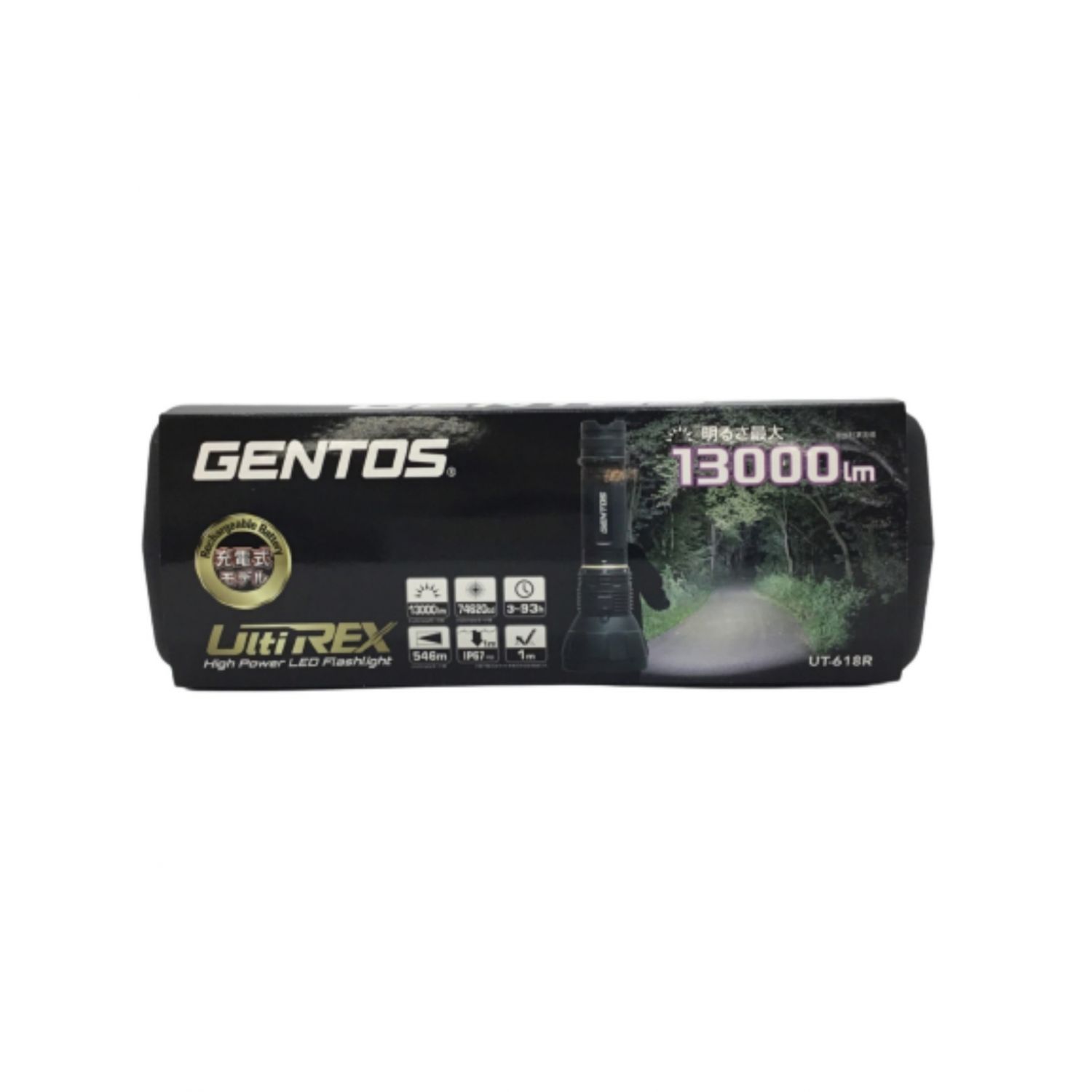GENTOS 充電式高出力LEDライト “UT-618R” UT618R - 5