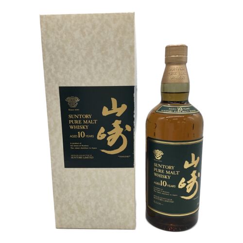 Japanesewhisky【希少品】山崎 10年 700ml 箱付き 未開封 - ウイスキー