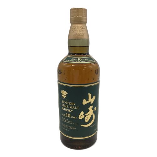 山崎 (ヤマザキ) ジャパニーズ 700ml 箱付 10年 グリーンボトル 未開封