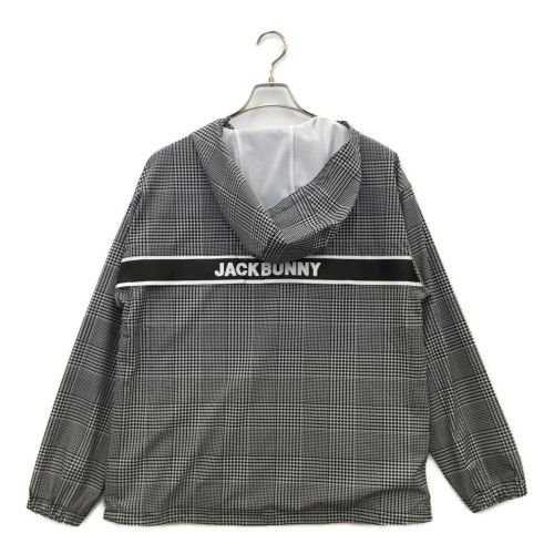 JACK BUNNY (ジャックバニー) ゴルフアノラックパーカー メンズ SIZE 6 グレー 千鳥格子 262-3120219