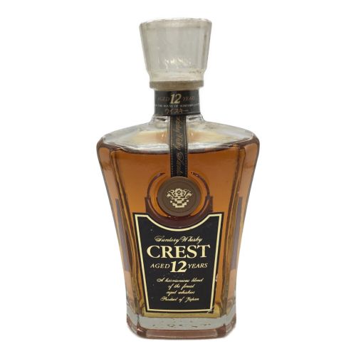 SUNTORY (サントリー) ジャパニーズ 700ml CREST 12年 未開封