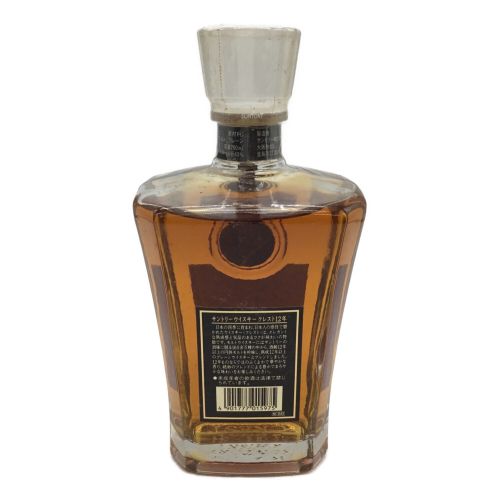 SUNTORY (サントリー) ジャパニーズ 700ml CREST 12年 未開封 ...