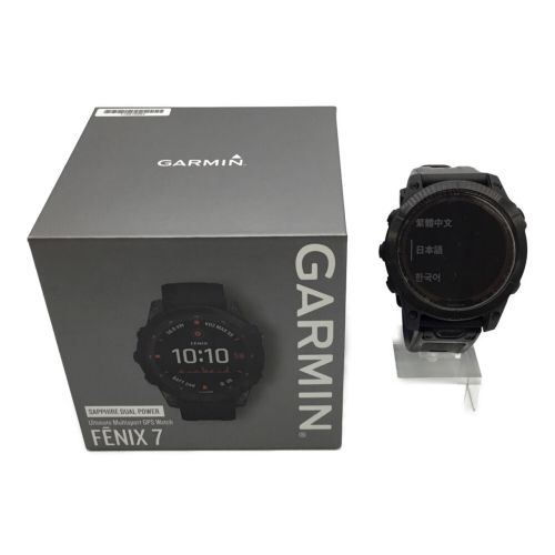 GARMIN (ガーミン) マルチスポーツGPSウォッチ ソーラー充電 FENIX7