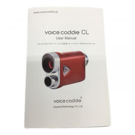 VOICE CADDIE (ボイスキャディー) ゴルフ距離測定器 レッド CL