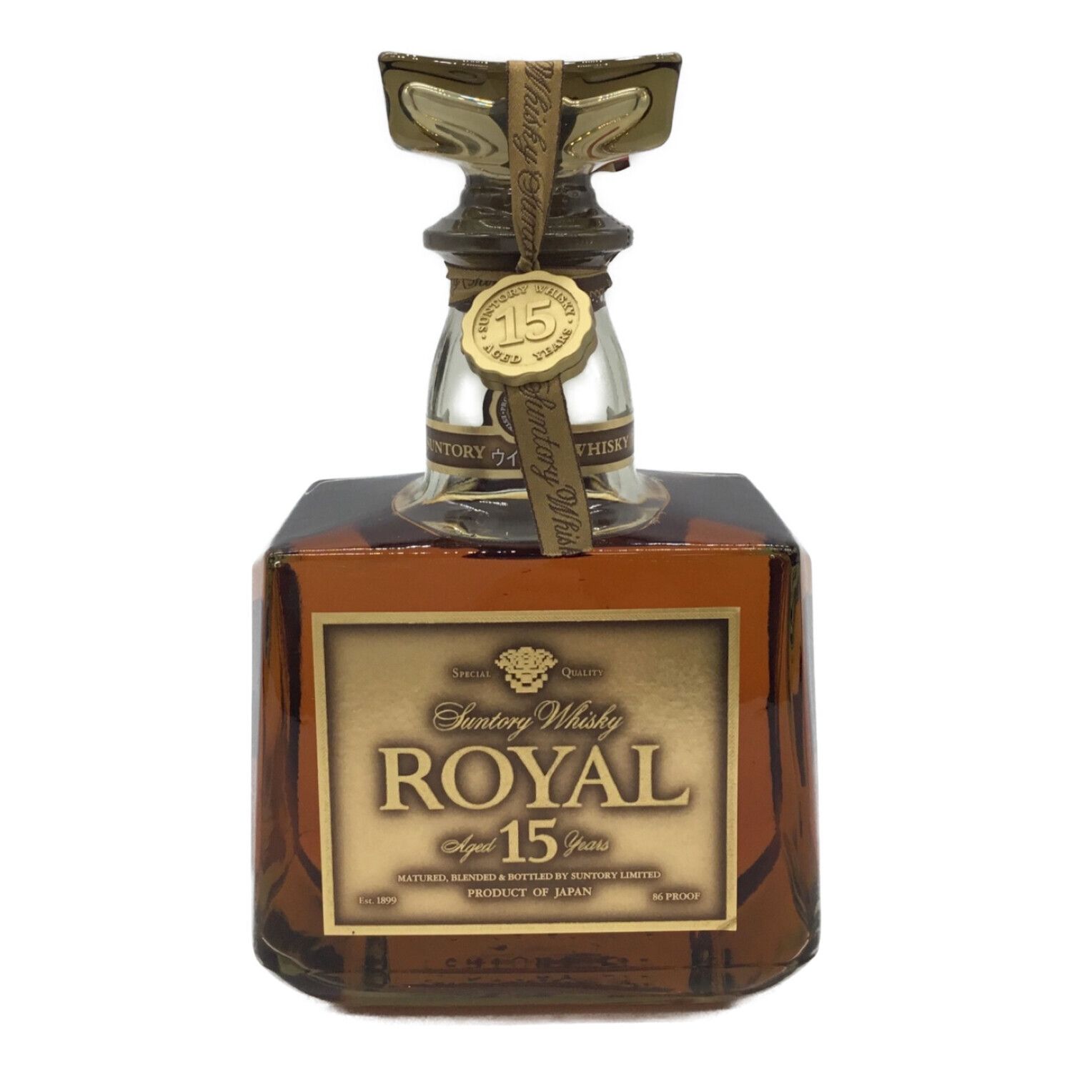 サントリー ジャパニーズ 750ml 箱付 ROYAL 15年 ゴールドラベル 未