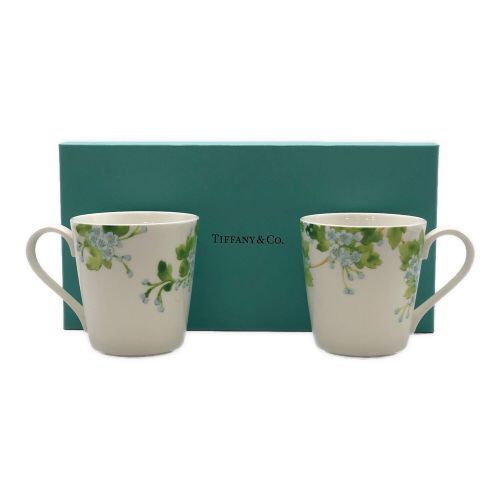 TIFFANY & Co. (ティファニー) リーフマグカップ TIFFANY MORNING GLORY 2Pセット