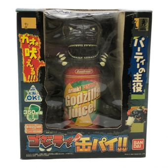 BANDAI　バンダイ　350ml缶専用 ガオォと吠える！ パーティーの主役 ゴジラで缶パイ