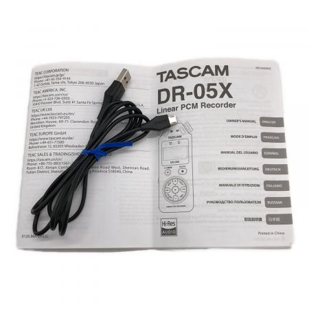 TASCOM (タスカム) アクセサリー DR-05X