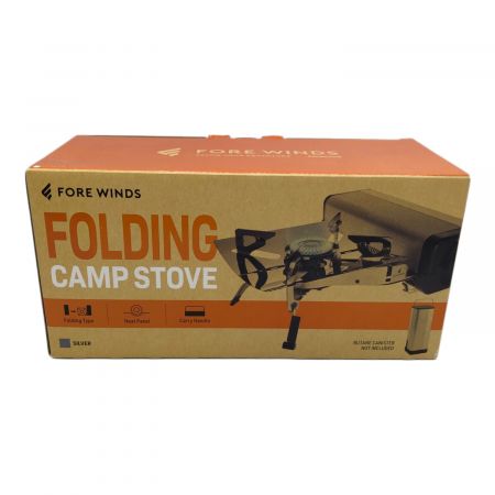 未使用品 シルバー色 FORE WINDS LUXE CAMP STOVE 未使用品 シルバー色
