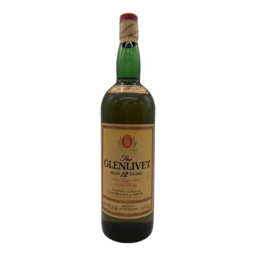 GLENLIVET (グレンリベット) スコッチウィスキー 1140ml 12年 旧ボトル 未開封