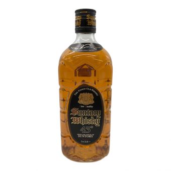 サントリー ジャパニーズウィスキー 700ml 角瓶 黒 未開封 日本