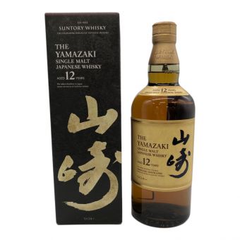 山崎 (ヤマザキ) ジャパニーズウィスキー 700ml シングルモルト 12年 未開封