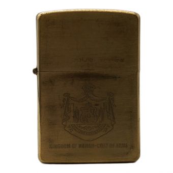 ZIPPO (ジッポ) KINGDOM OF HAWAII-COAT OF ARMS 　SOLID BRASS 1932 1985